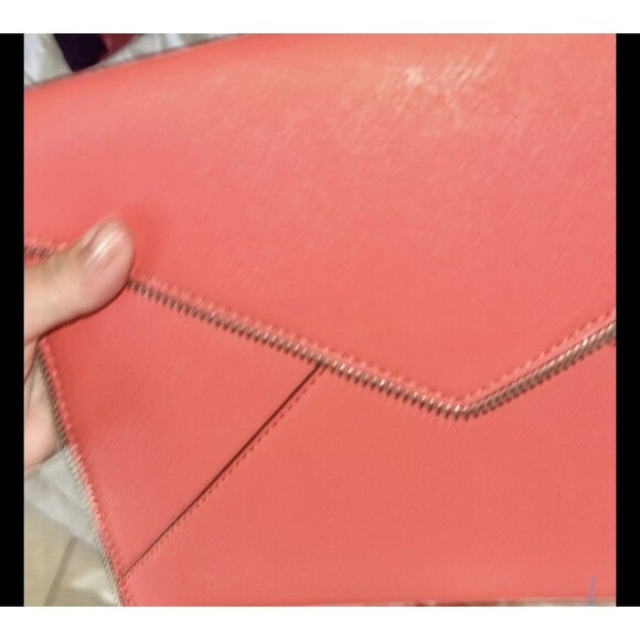 Rebecca Minkoff  Envelope Clutch  card pockets Leather - Picture 9 of 11